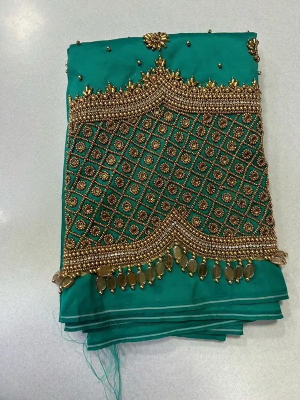 Limited Edition – Stunning Checks Design Maggam Work Blouse