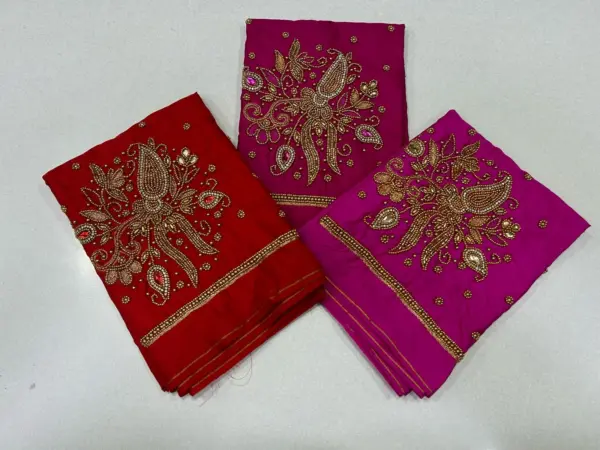 Masterpiece in Minimal – Designer Aariwork Blouse Now on Exclusive Offer!