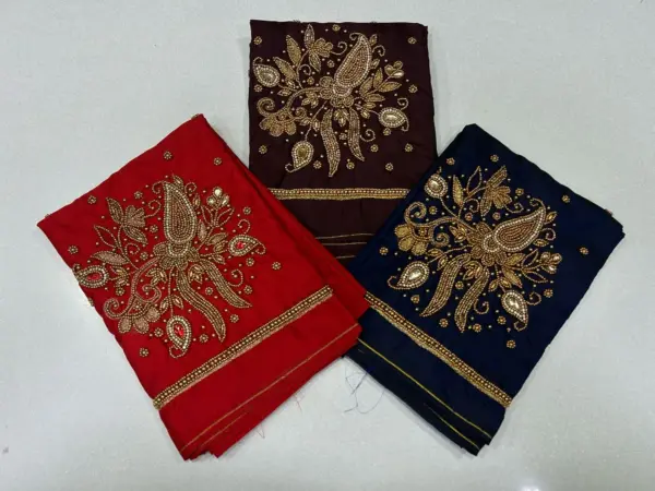 Masterpiece in Minimal – Designer Aariwork Blouse Now on Exclusive Offer!