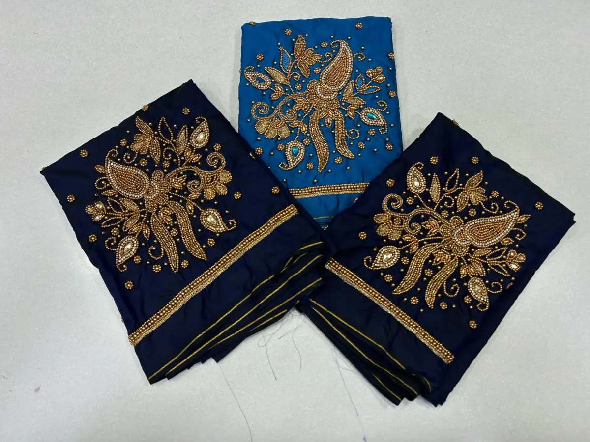 Masterpiece in Minimal – Designer Aariwork Blouse Now on Exclusive Offer!