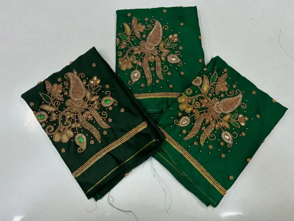 Masterpiece in Minimal – Designer Aariwork Blouse Now on Exclusive Offer!