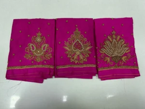 Pink Perfection – Buti Work Blouse at Exclusive Price 5