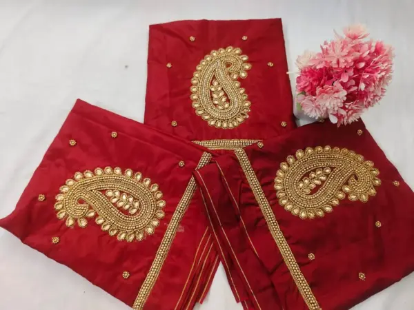 Radiant Charm – Mango Beads Work Blouse at Exclusive Offer