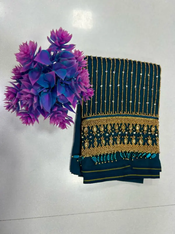 Regal Charm – Heavy Bridal Lines Designer Blouse for a Grand Look