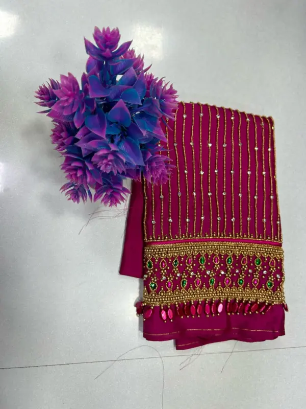 Regal Charm – Heavy Bridal Lines Designer Blouse for a Grand Look