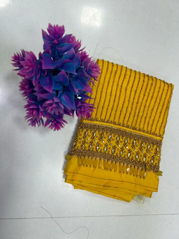 Regal Charm – Heavy Bridal Lines Designer Blouse for a Grand Look