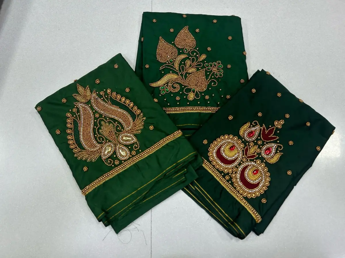 Royal Spark – Beads Buti Work Blouse at Exclusive Offer Price! 10
