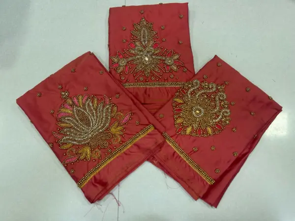 Royal Spark – Beads Buti Work Blouse at Exclusive Offer Price!