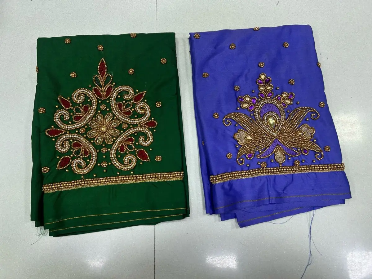 Royal Spark – Beads Buti Work Blouse at Exclusive Offer Price! 6