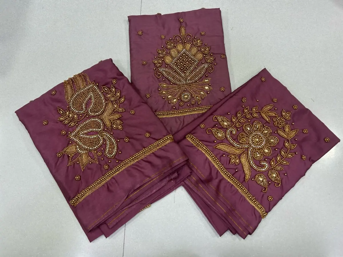 Royal Spark – Beads Buti Work Blouse at Exclusive Offer Price! 8