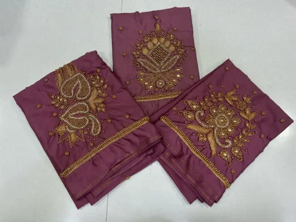 Royal Spark – Beads Buti Work Blouse at Exclusive Offer Price!