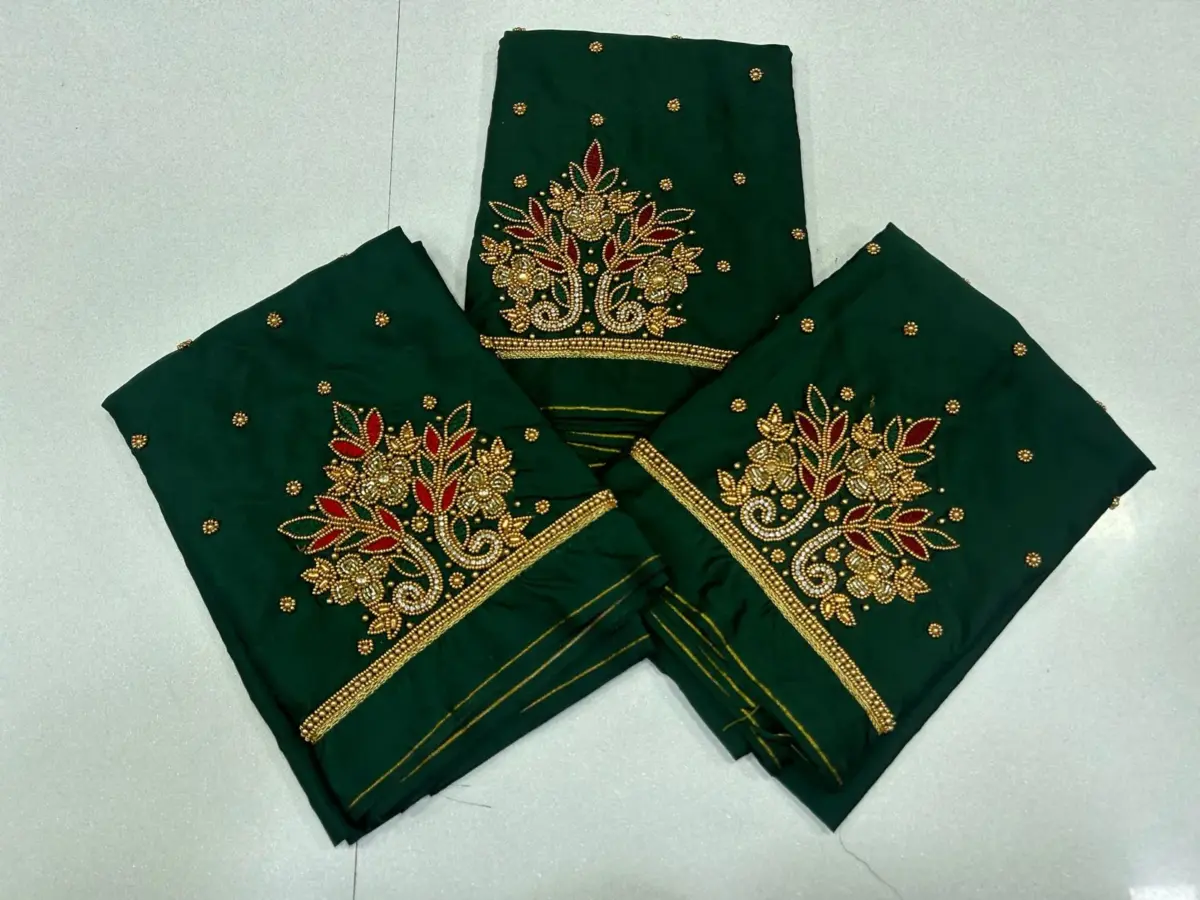 Royal Spark – Beads Buti Work Blouse at Exclusive Offer Price! 9