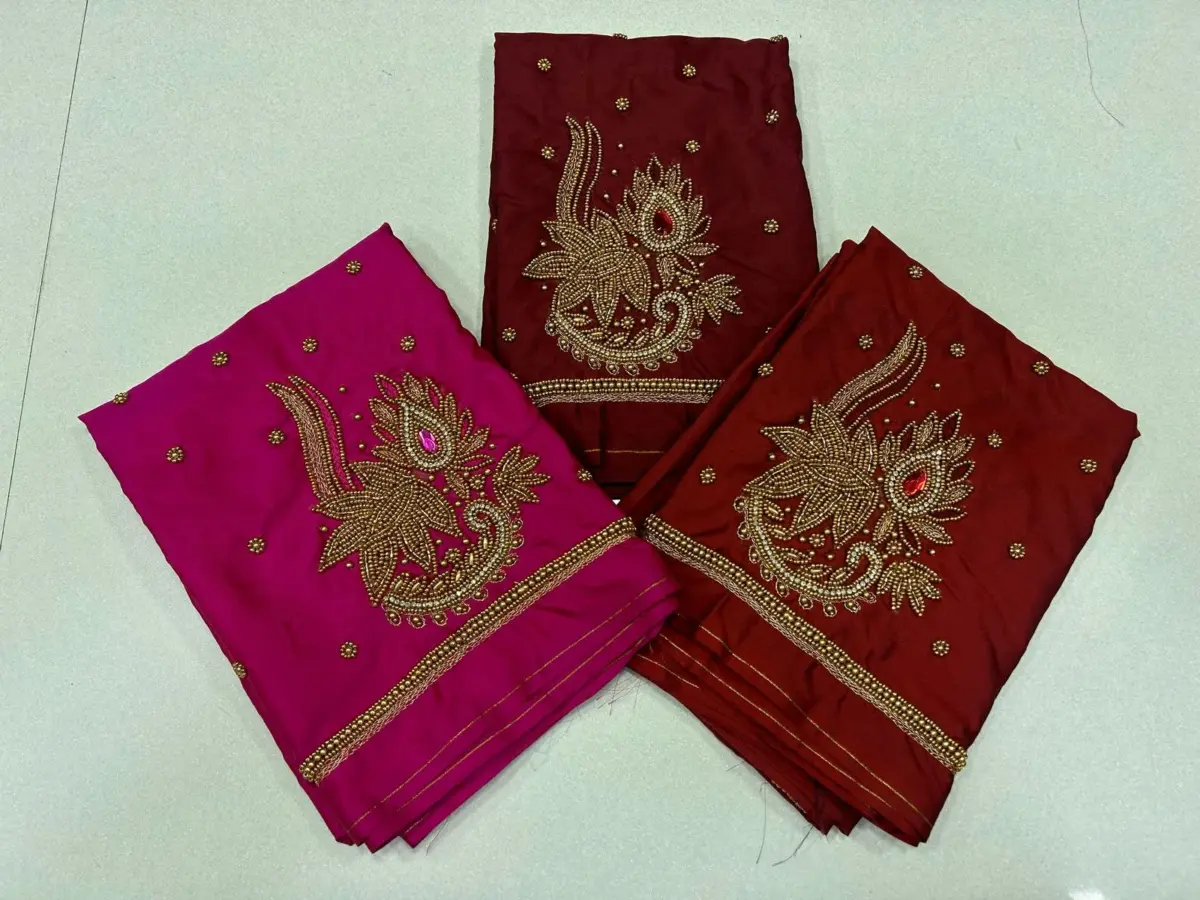 Sparkle in Style – Elegant Beads Work Blouse at Exclusive Offer Price