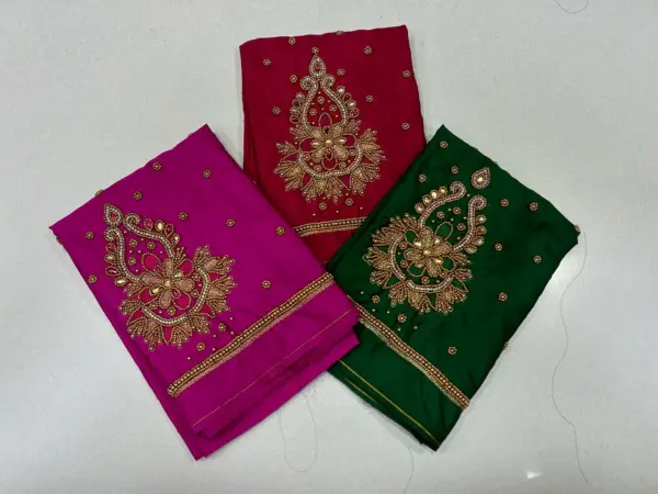 Sparkle in Style – Elegant Beads Work Blouse at Exclusive Offer Price