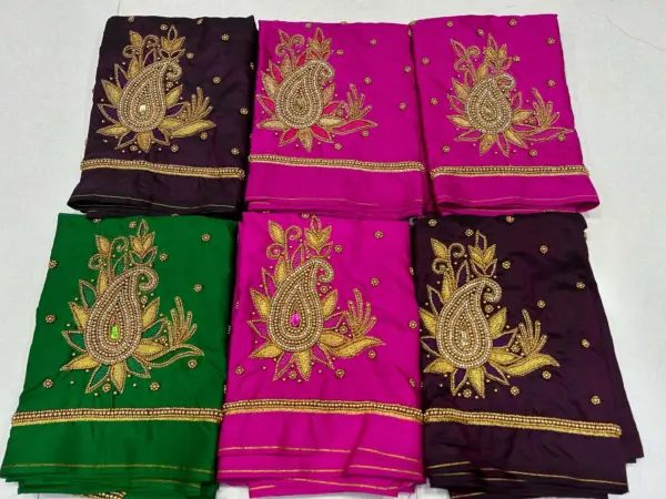 Sparkle in Style – Elegant Beads Work Blouse at Exclusive Offer Price