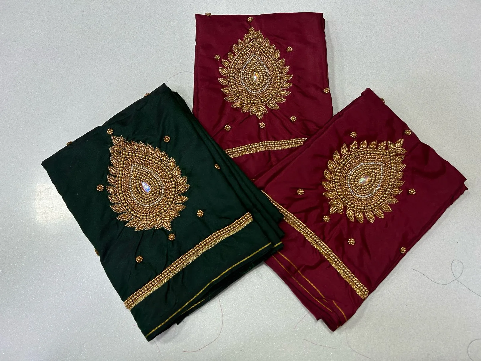 Unlock Elegance – Stunning Beads Maggam Work Blouse at Best Price