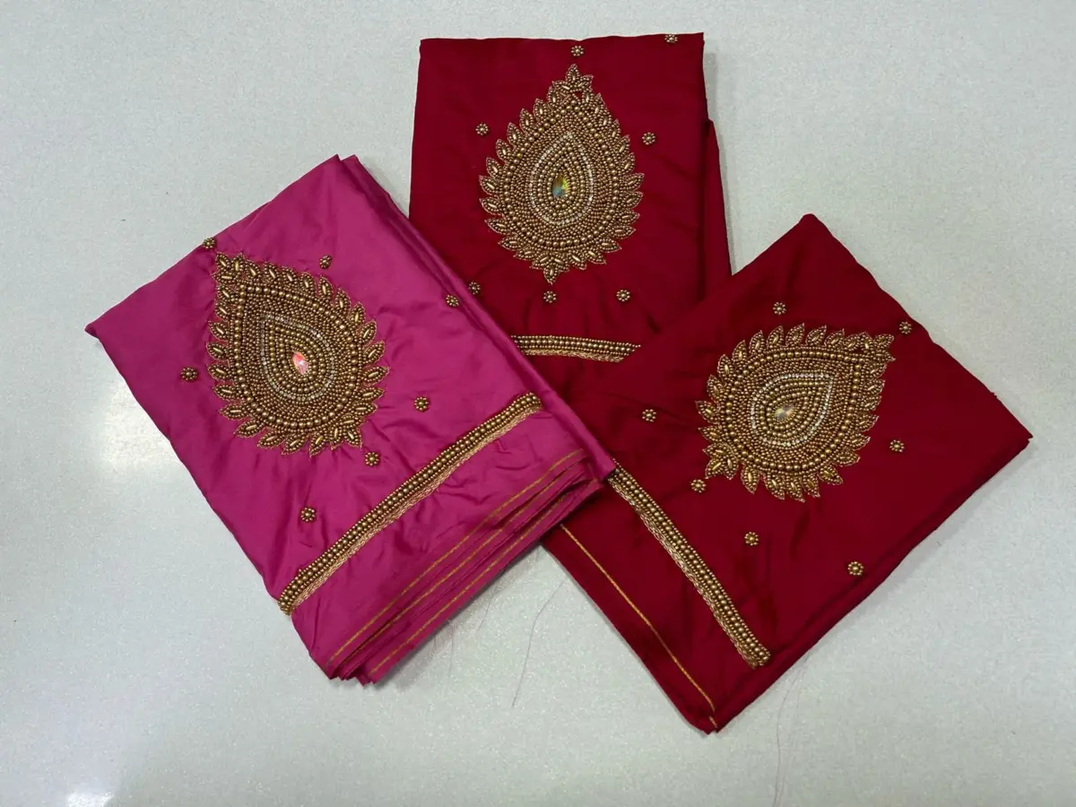 Unlock Elegance – Stunning Beads Maggam Work Blouse at Best Price 5