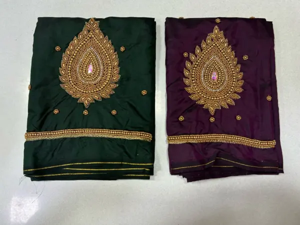 Unlock Elegance – Stunning Beads Maggam Work Blouse at Best Price