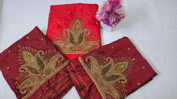 Unmissable Offer – Designer Beads Aariwork Blouses at Budget Price