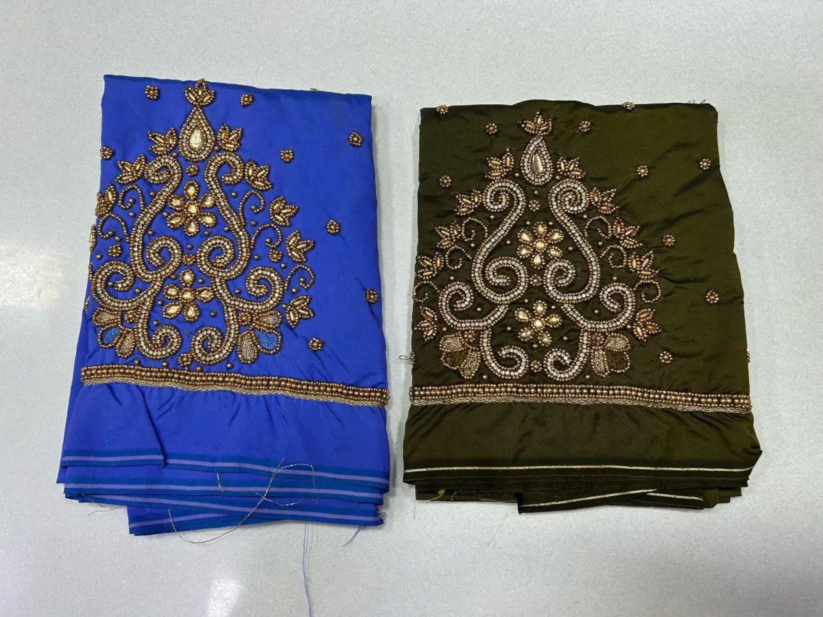 Unmissable Offer – Handcrafted Maggam Buti Blouse for a Stylish Look 5