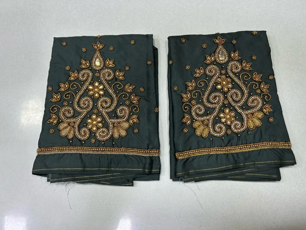 Unmissable Offer – Handcrafted Maggam Buti Blouse for a Stylish Look 9