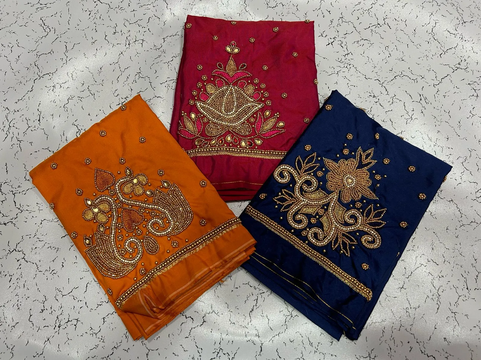 Bottle Green Designer Aari Work Blouse – Sophisticated & Striking