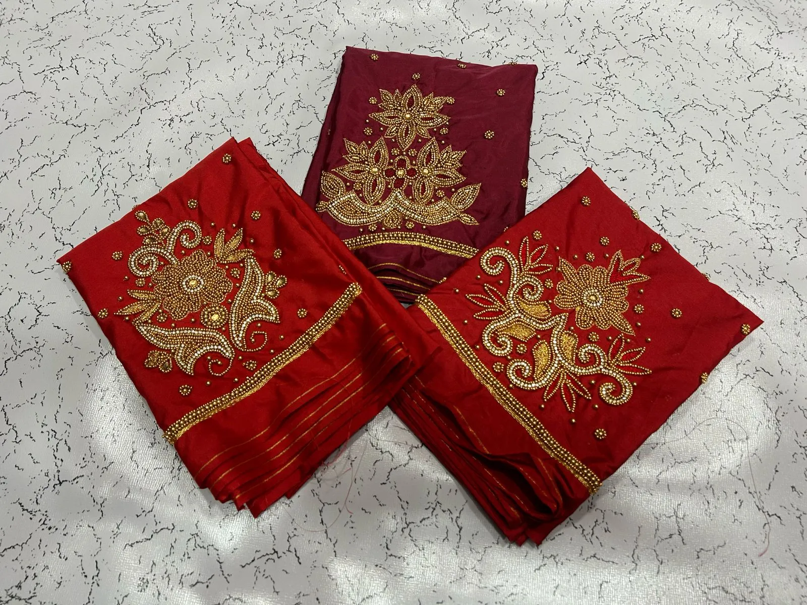 Bottle Green Designer Aari Work Blouse – Sophisticated & Striking