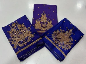 Charming Blue Aari Blouse – Designer Beads Work at Price 4
