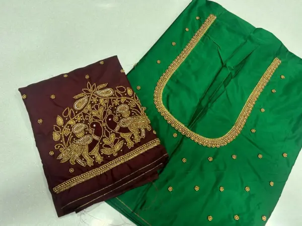 Chic & Classy Peacock Beads Blouses – Exclusive Festival Offer!