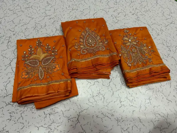 Elegant Buti Maggam Work Blouse – A Touch of Timeless Charm