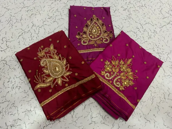 Elegant Buti Maggam Work Blouse – A Touch of Timeless Charm