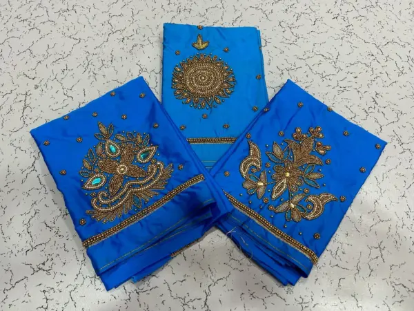 Elegant Buti Maggam Work Blouse – A Touch of Timeless Charm