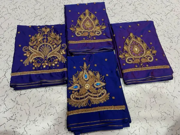 Elegant Buti Maggam Work Blouse – A Touch of Timeless Charm