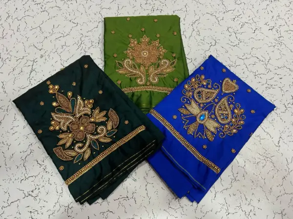 Elegant Buti Maggam Work Blouse – A Touch of Timeless Charm