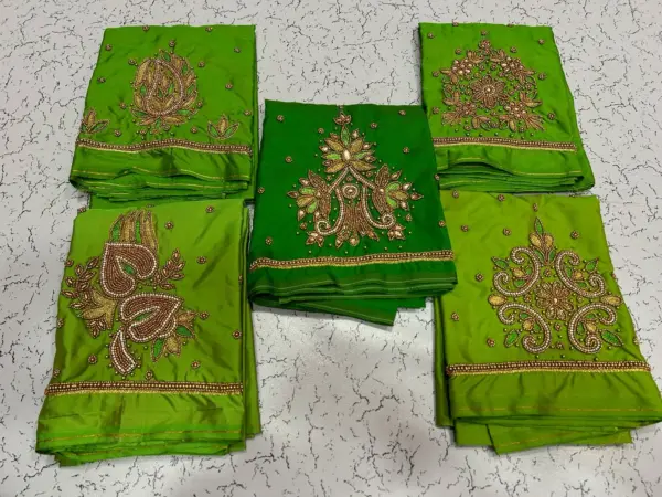 Elegant Buti Maggam Work Blouse – A Touch of Timeless Charm