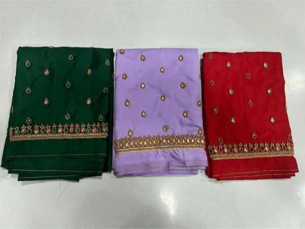 Elegant Kundan Embellished Aariwork Blouse – Now at Special Offer Price!