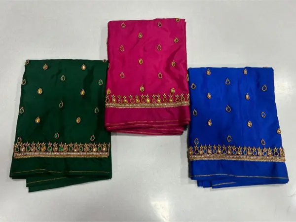 Elegant Kundan Embellished Aariwork Blouse – Now at Special Offer Price!