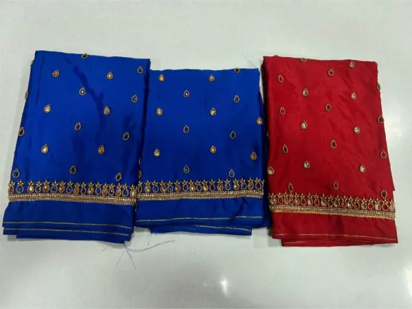 Elegant Kundan Embellished Aariwork Blouse – Now at Special Offer Price!