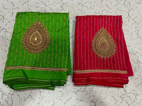 Elegant Tilakam Buti Lines Design Blouse – Latest Trend at Exclusive Offer!