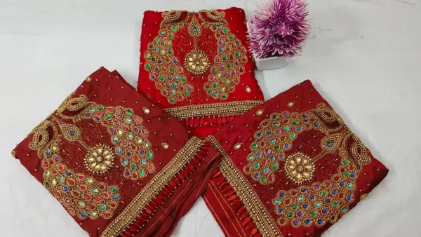 Exquisite Peacock Bridal Aari Work Blouse – Grand Offer Alert!