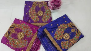 Exquisite Peacock Bridal Aari Work Blouse – Grand Alert 3