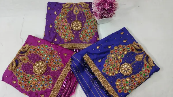 Exquisite Peacock Bridal Aari Work Blouse – Grand Offer Alert!