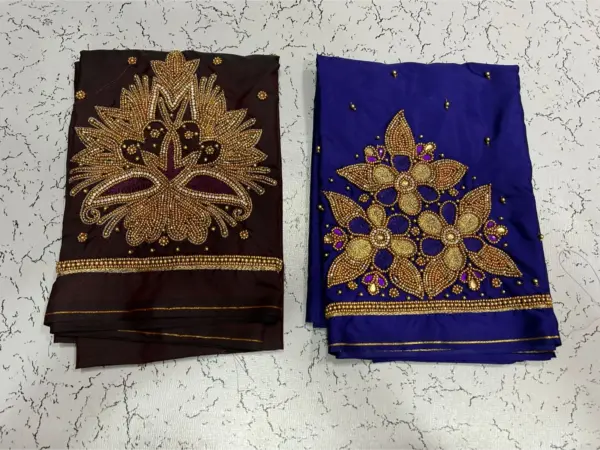 Floral Charm Alert – Designer Aariwork Blouse Now on Offer!