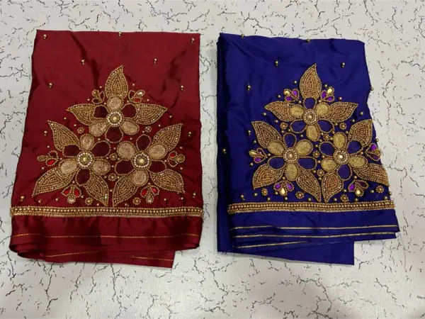 Floral Charm Alert – Designer Aariwork Blouse Now on Offer!