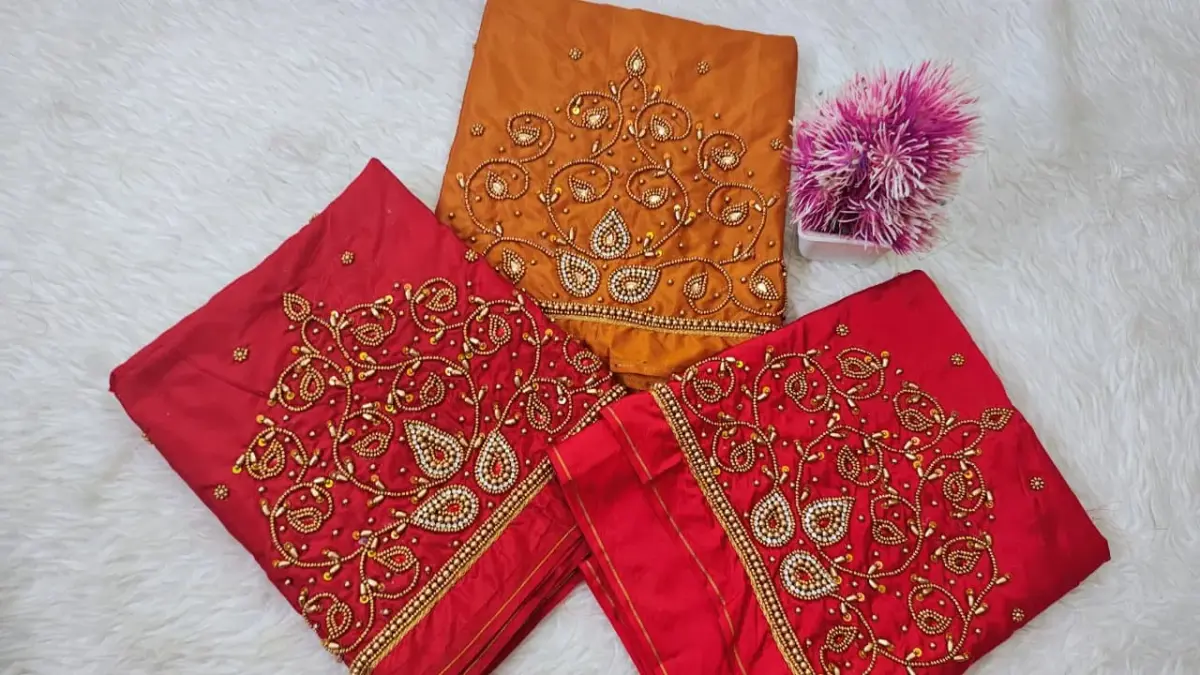 Majestic Kodi Designer Aariwork Blouse – Limited-Time Offer 2