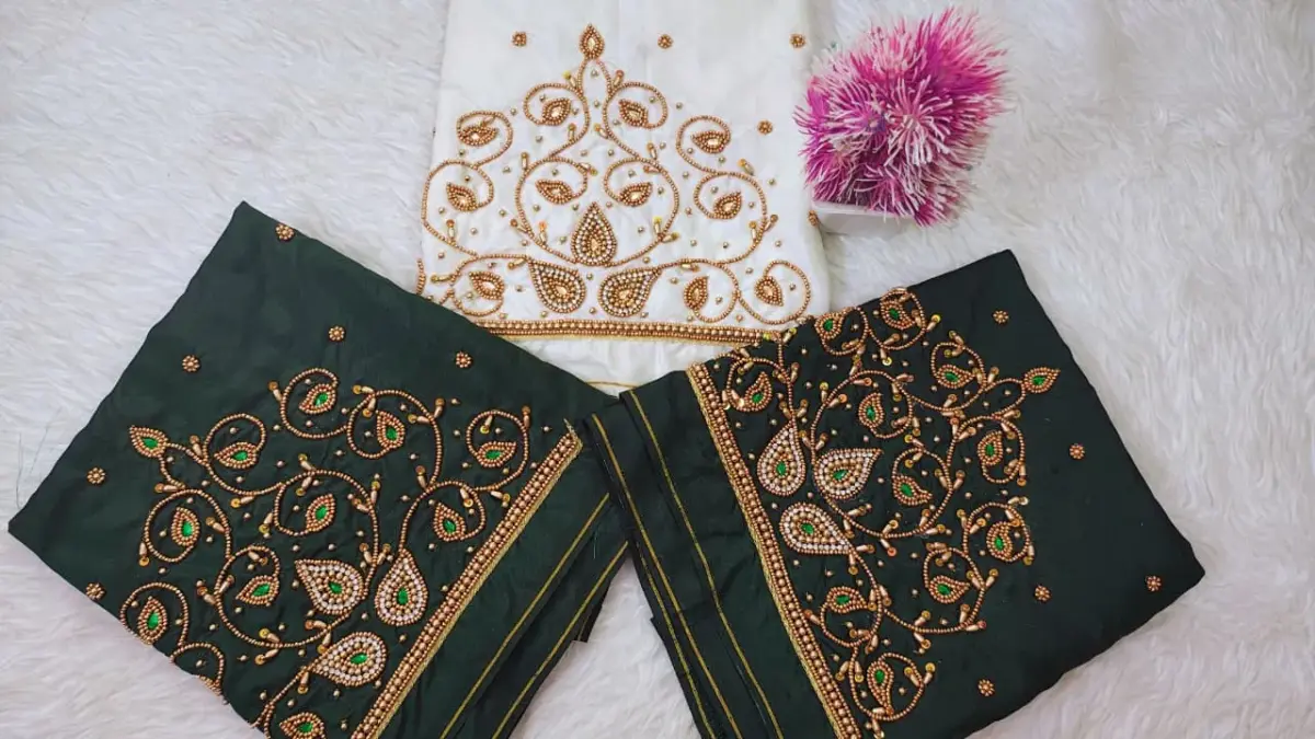 Majestic Kodi Designer Aariwork Blouse – Limited-Time Offer 5