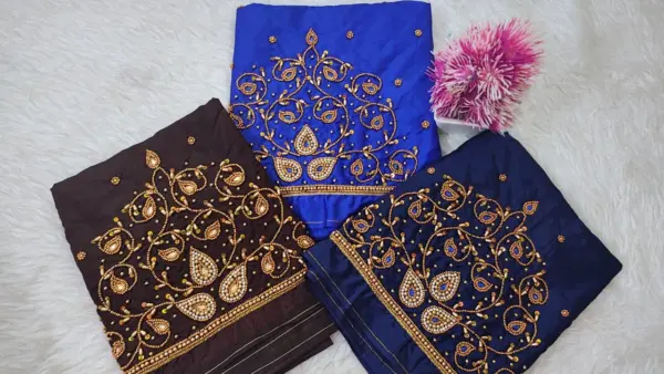 Majestic Kodi Designer Aariwork Blouse – Limited-Time Offer