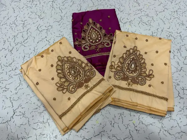 Premium Buti Aari Work Blouse – Sophistication Now on Sale!