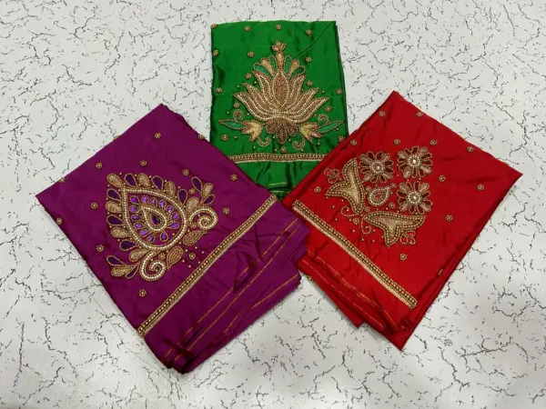 Premium Buti Aari Work Blouse – Sophistication Now on Sale!