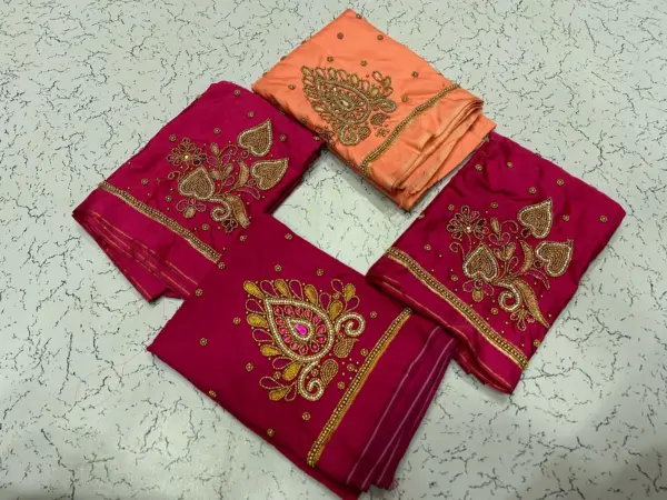 Premium Buti Aari Work Blouse – Sophistication Now on Sale!